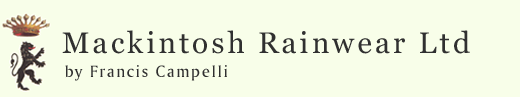 Mackintosh Rainwear Ltd TH383 Size Chart